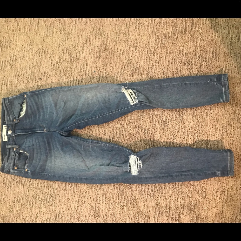 Garage ripped jeans